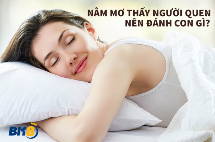 đánh con gì khi nằm mơ thấy người quen